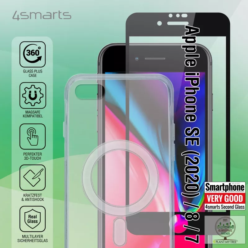 Etui na telefon 4smarts 360° Starter Set 11,9 cm przezroczyste