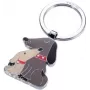 Brelok TROIKA metalowy wzór DOG & DOGGY KR18-05/BR