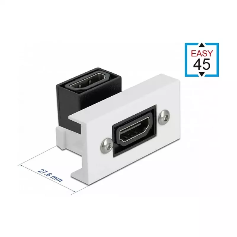 Moduł HDMI DeLOCK Easy 45 81304 kątowy 90° 22,5 x 45 mm