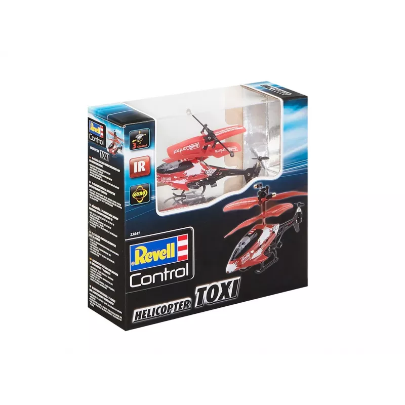 Helikopter RC Revell TOXI silnik elektryczny, LiPo 75 mAh, 15 g, biały/czerwony/czarny
