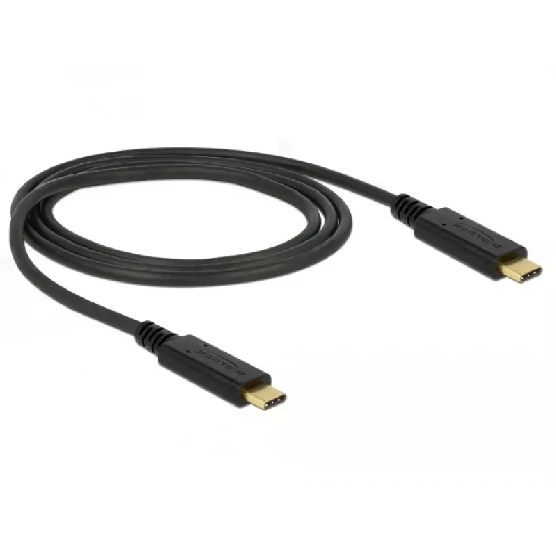 Kabel USB DeLOCK 85531 USB 3.2 Gen 2 1m USB C Czarny