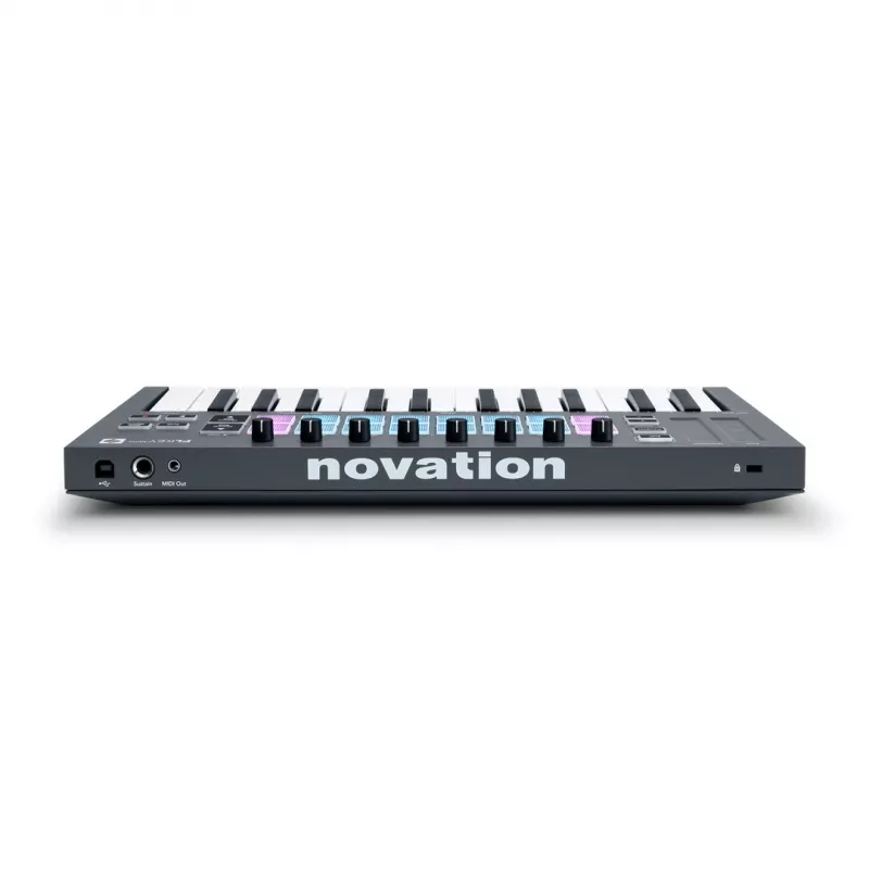 Novation FLKEY Mini - klawiatura MIDI dedykowana do oprogramowania FL Studio, 25 klawiszy.