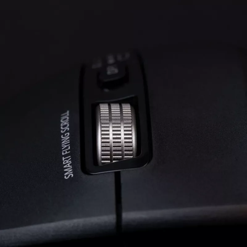 Mysz bezprzewodowa YENKEE SPIN DUAL 2095BK — kompaktowa mysz optyczna dwutrybowa, model YMS 2095B SPIN