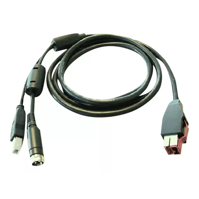 HP - Poweczerwony USB kabel - dla Engage Thermal Receipt Printer, Engage One, RP9 G1 Retail System (BM477AA)