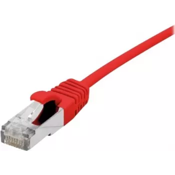 Kabel krosowy Ethernet Dexlan 858730 CAT6a S/FTP 1 m, czerwony