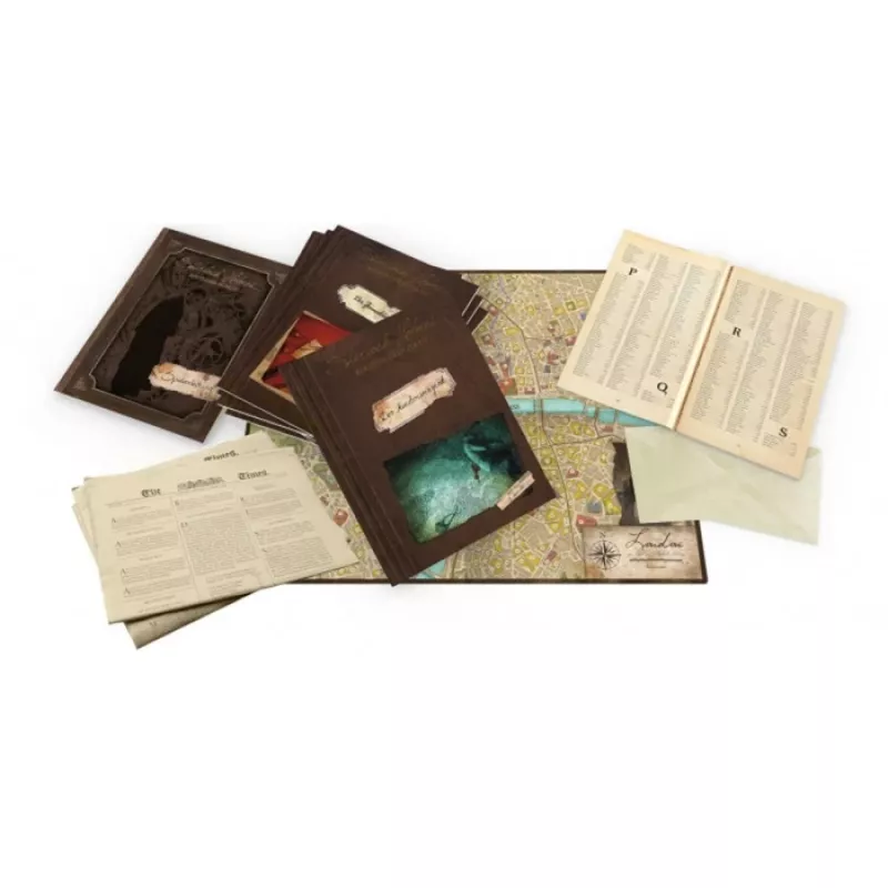 Sherlock Holmes Consulting Detective: The Thames Murders and Other Cases, gra planszowa