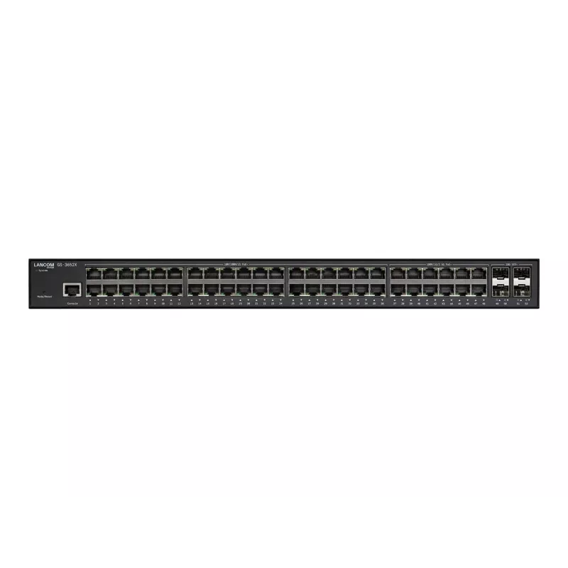 LANCOM GS-3652X Zarządzany L3 2.5G Ethernet (100/1000/2500) 1U Czarny