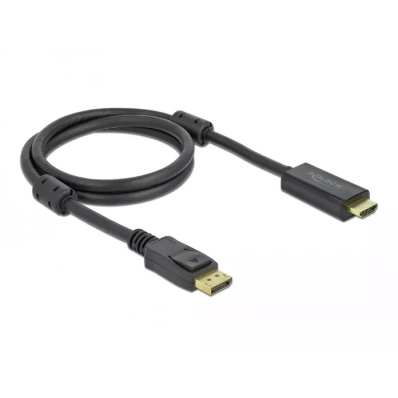 Kabel DeLOCK Aktywny DisplayPort 1.2 do HDMI 4K 60 Hz 1 m