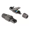 Kabel sieciowy DeLOCK wtyk RJ45 Kat.8.1 STP beznarzędziowy czarny