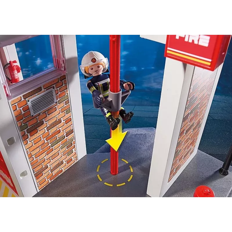 Zestaw figurek Duża remiza strażacka 9462