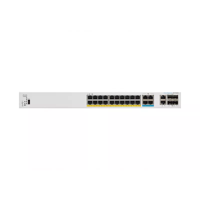 Przełącznik zarządzalny Cisco Catalyst C1300-24MGP-4X L2/L3 24 porty PoE