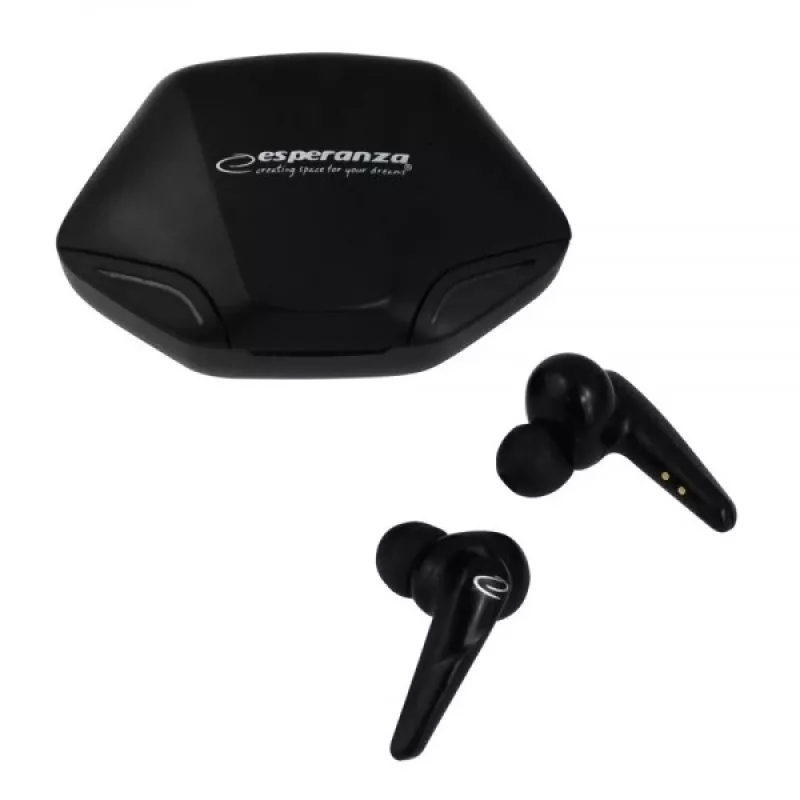 Esperanza EH231K słuchawki/zestaw słuchawkowy Bezprzewodowe Douszne Rozmowy/Muzyka Micro-USB Bluetooth Czarny