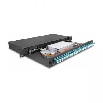 Obudowa złączowa światłowodów DeLOCK 67010 Czarny Metal 482x220x44mm