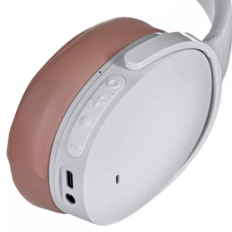 Słuchawki Skullcandy Hesh ANC przewodowe i bezprzewodowe nauszne rozmowy/muzyka USB typu C Bluetooth białe