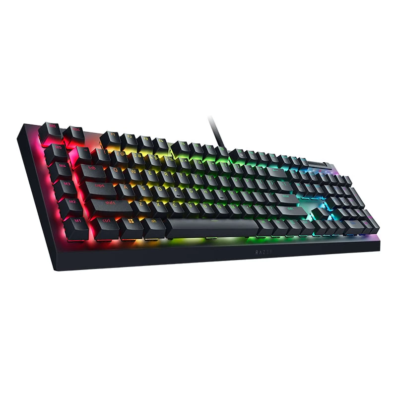 Razer BlackWidow V4 X Mechaniczna Klawiatura Gamingowa, Przełącznik Yellow, Układ US, Przewodowa, Czarna Razer