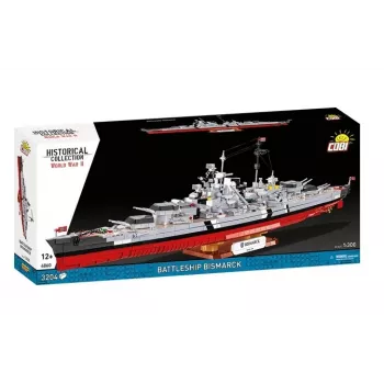 Zestaw konstrukcyjny Cobi Pancernik Bismarck model z 3204 elementami - Cobi CO BI-4860