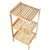 Greenniebieski Bamboo Bathroom Cabinet, 370x330x780mm, 3 Shelves, GB321
