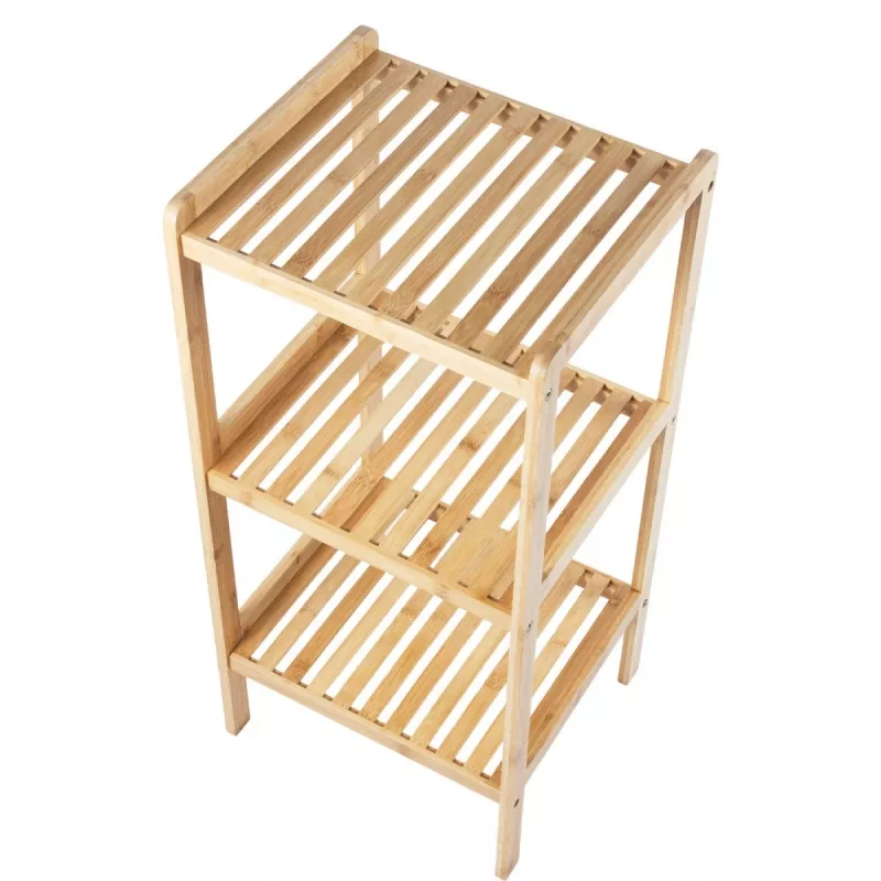 Greenniebieski Bamboo Bathroom Cabinet, 370x330x780mm, 3 Shelves, GB321