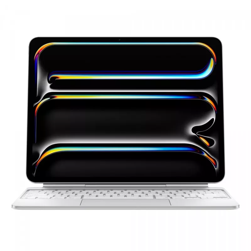 Apple Magic klawiatura do iPad Pro 13 cali M4 Bezprzewodowa QWERTY Biała