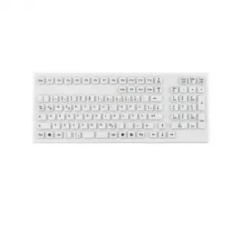 Klawiatura GETT KG19268 USB QWERTZ niemiecka biała