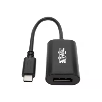 Adapter wideo USB C na DisplayPort Tripp Eaton Tripp Lite Series, 4K x 2K @ 60Hz, czarny, USB Type C na DP, USB-C, USB Type-C, 6 cali