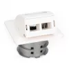 Digitus FTTH światłowodowe gniazdo podtynkowe DN-93201 adapter SC/LC 86x30x86mm
