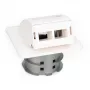Digitus FTTH światłowodowe gniazdo podtynkowe DN-93201 adapter SC/LC 86x30x86mm