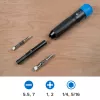 iFixit Narwhal 6-in-1 Schraubenzieher, arretierende Drehkappe - schwarz