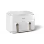 Philips 3000 series NA353/10 frytkownica Podwójna 9 L Wolnostojąca 2750 W Frytkownica na gorące powietrze Srebrny, Biały