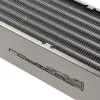 Blok chłodnicy Aqua-Computer 33706 — aluminium/miedź/stal nierdzewna, 320×140×73 mm, szary/srebrny