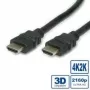 VALUE HDMI Ultra HD with Ethernet - HDMI-Kabel mit Ethernet - HDMI männlich zu HDMI männlich - 1 m - Doppelisolierung - Schwarz (11.99.5680)