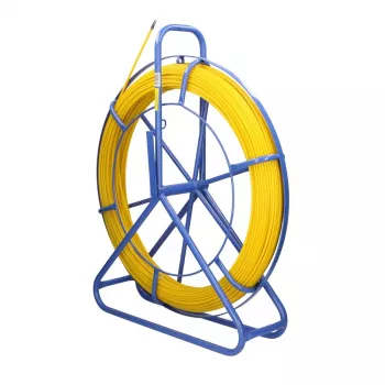 Extralink Pręt do przeciągania kabli Pilot 3,8 mm 50 m włókno szklane FRP, śr. 3,8 mm, dł. 50 m, żółty