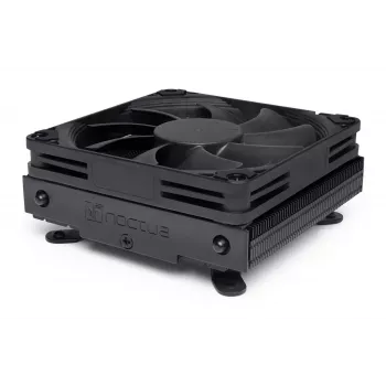 Chłodzenie CPU Noctua NH-L9i chromax.Czarny, niskoprofilowy wentylator 92 mm, obsługa LGA1151/LGA115x/AM4, wysokość 37 mm, radiator 95x95 mm