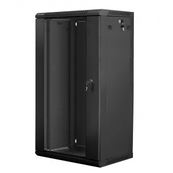 Szafka wisząca LANBERG WF01-6422-10B, 22U, 19 cali, 600x450x1085 mm, stal, czarna