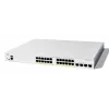 Cisco Catalyst 1200-24FP-4G Smart Switch, 24 porty GE, Full PoE, 4x1GE SFP, Ograniczona ochrona na całe życie (C1200-24FP-4G)