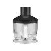 Ręczny blender zanurzeniowy LAFE BRK-003A, 800W, czarny/srebrny, ostrze ze stali nierdzewnej, misa 0,6 l, dzbanek 0,5 l