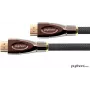 Anschlusskabel High-Speed-HDMI® mit Ethernet 4K2K / UHD, vergoldete Kontakte, OFC, Nylongeflecht schwarz, 1,5 m, PYTHON® Series (GC-M0016)