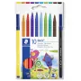 Marker permanentny Bullet tip Staedtler 326 C10 Assorted colours 10 szt.