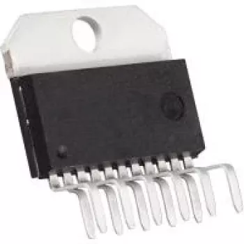 Audio power amplifier IC Texas Instruments LM3886T, single-channel, TO-220-11 package