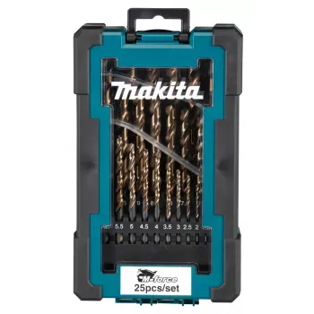 MAKITA Zestaw wierteł do metalu HSS-G M-FORCE 25 szt. 1-13mm