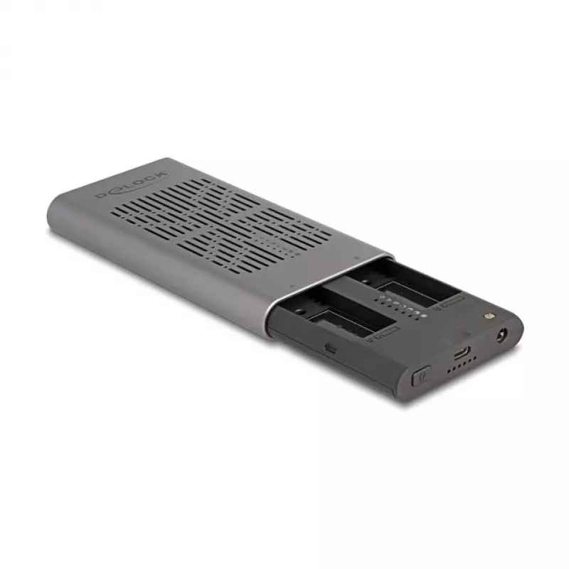 Obudowa SSD DeLOCK 42027 szara M.2 10 Gbit/s USB Type-C