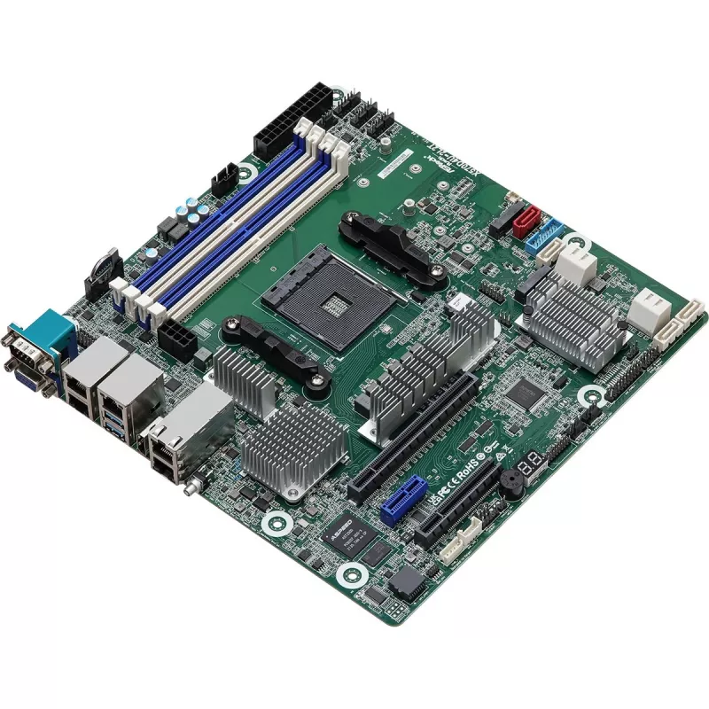 Płyta główna ASRock X570D4U-2L2T/BCM AMD X570 Socket AM4 micro ATX