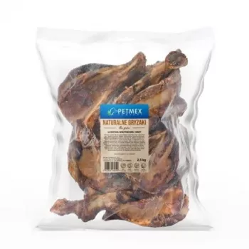 Gryzaki dla psa PETMEX Łopatka wieprzowa, naturalne gryzaki z łopatki wieprzowej, 10 sztuk, opakowanie 2 kg dla dorosłych psów (2–4,9 kg)