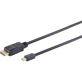 Kabel Mini DisplayPort do DisplayPort ShiverPeaks BS10-52025, 1 m, obsługa do 3840×2160