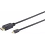 Kabel Mini DisplayPort do DisplayPort ShiverPeaks BS10-52025, 1 m, obsługa do 3840×2160