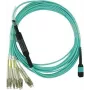 Kabel światłowodowy BlueOptics 106283-7003-BO MTP 4xLC OM4 3 m Beżowy