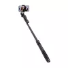 Statywowy kijek do selfie Crong CRGSGU1BLK aluminiowy Bluetooth ze składanymi nóżkami i uchwytem na telefon