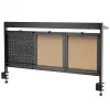 Przegroda biurkowa ergo office ER-300 B, szerokość 1250 mm, maks. obciążenie 10 kg