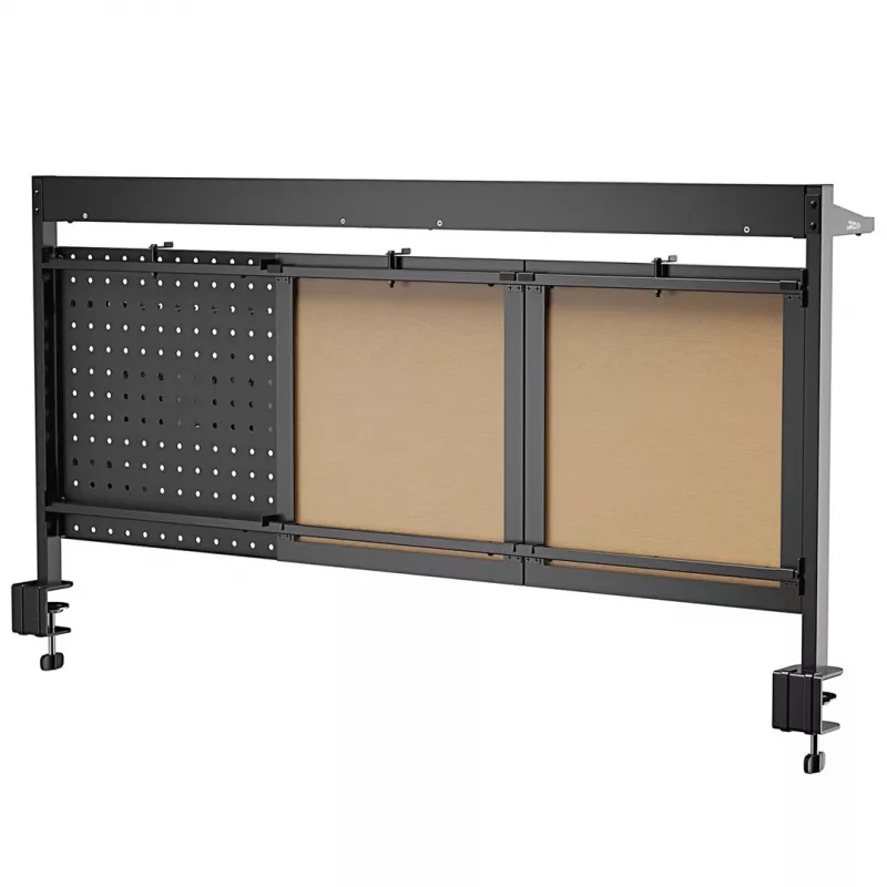 Przegroda biurkowa ergo office ER-300 B, szerokość 1250 mm, maks. obciążenie 10 kg