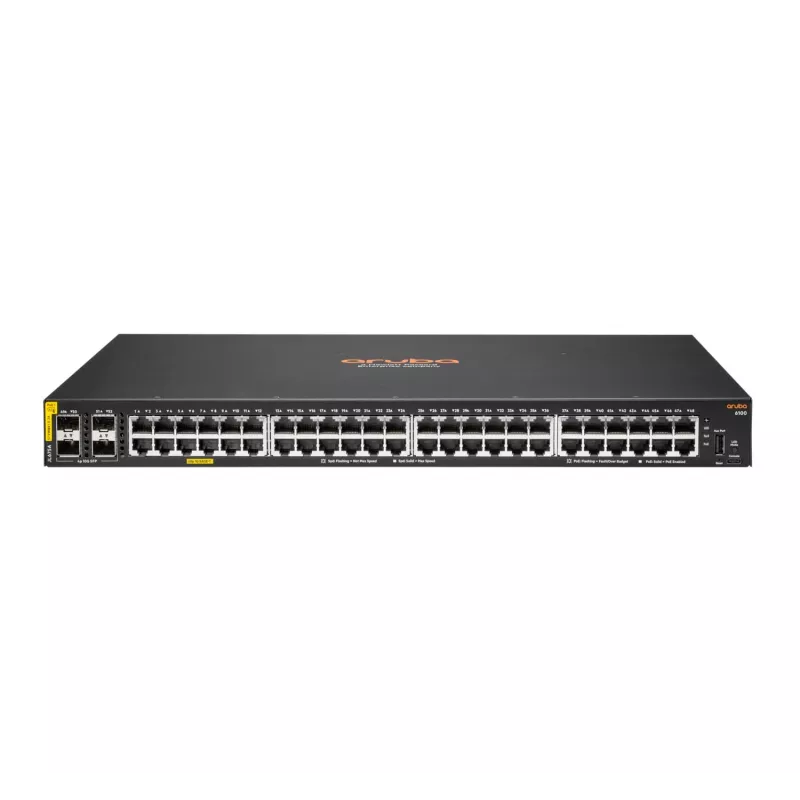 Przełącznik zarządzalny HPE Aruba Networking Aruba 6100 48G PoE 4SFP+ 370W
